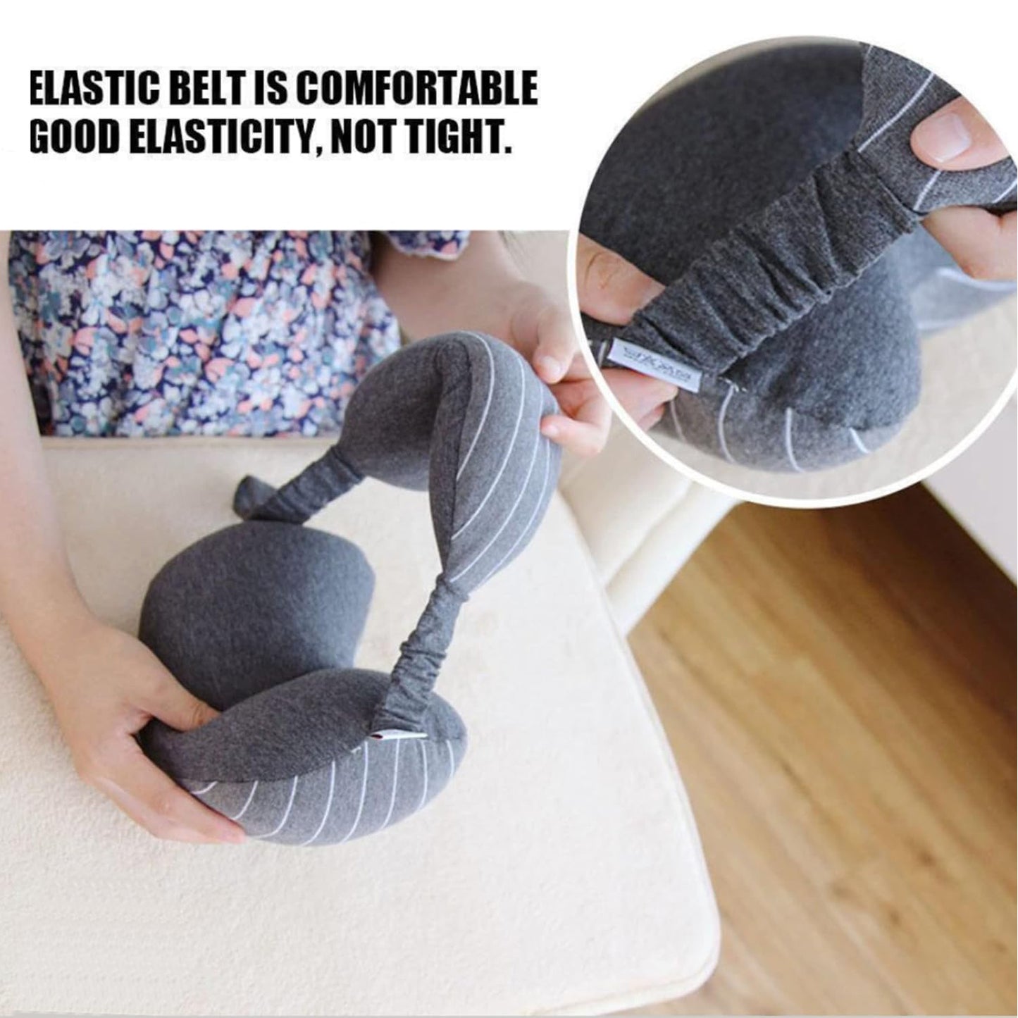 2-in-1 U Shaped Travel Pillow and Eye Mask