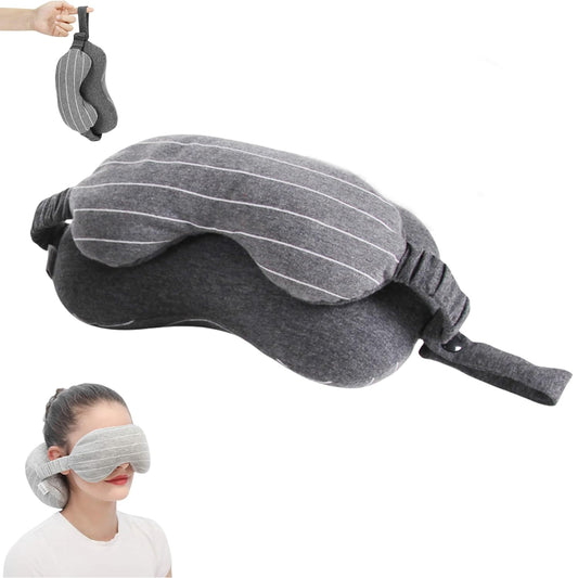 2-in-1 U Shaped Travel Pillow and Eye Mask