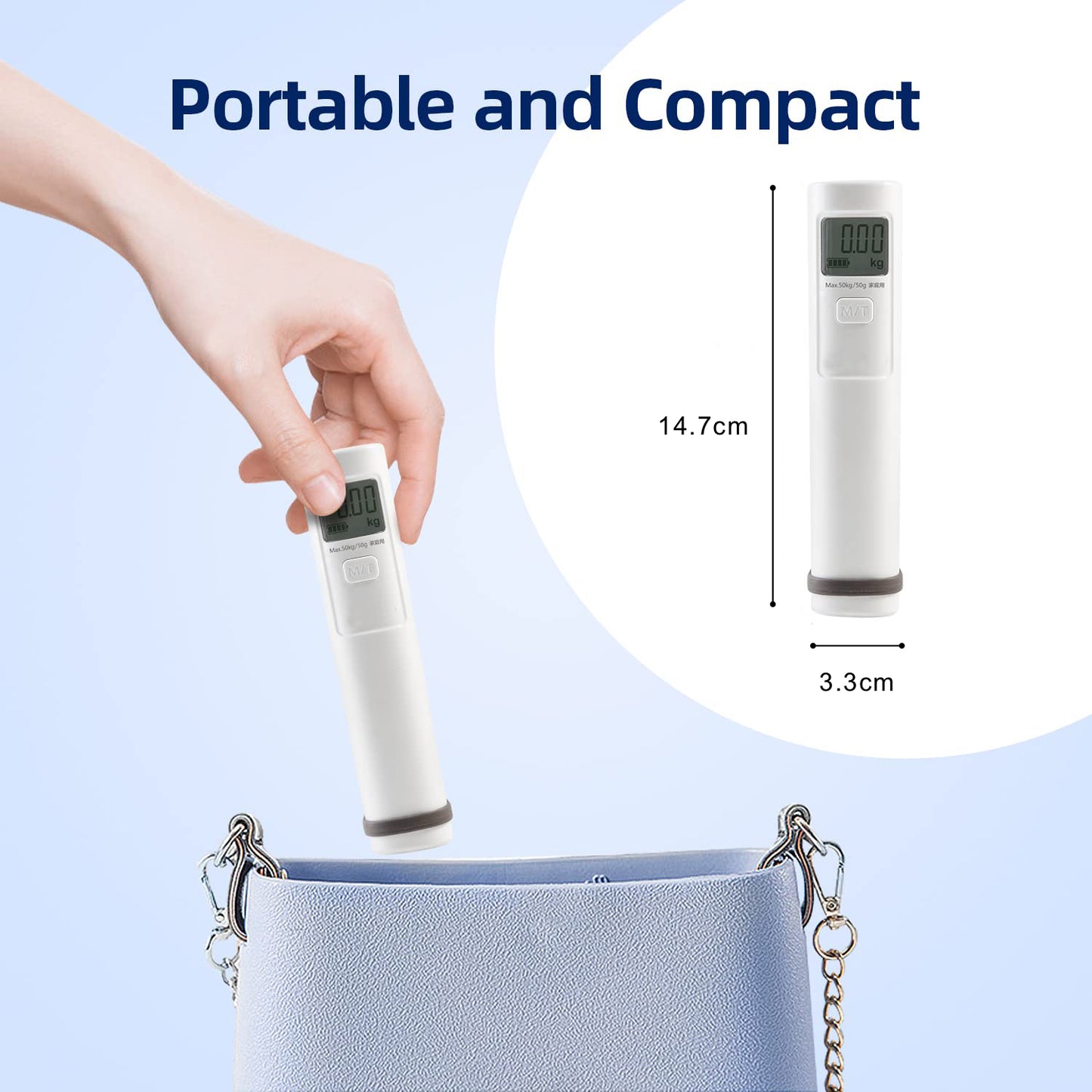 Battery-Free Portable Electronic Luggage Scale