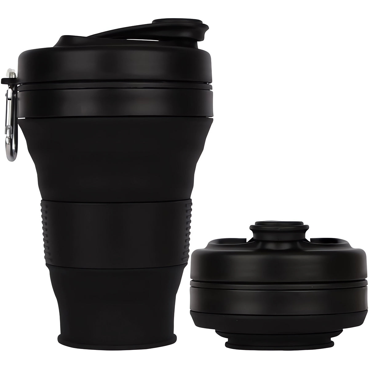 Portable Leakproof Folding Silicone Cup with Lids