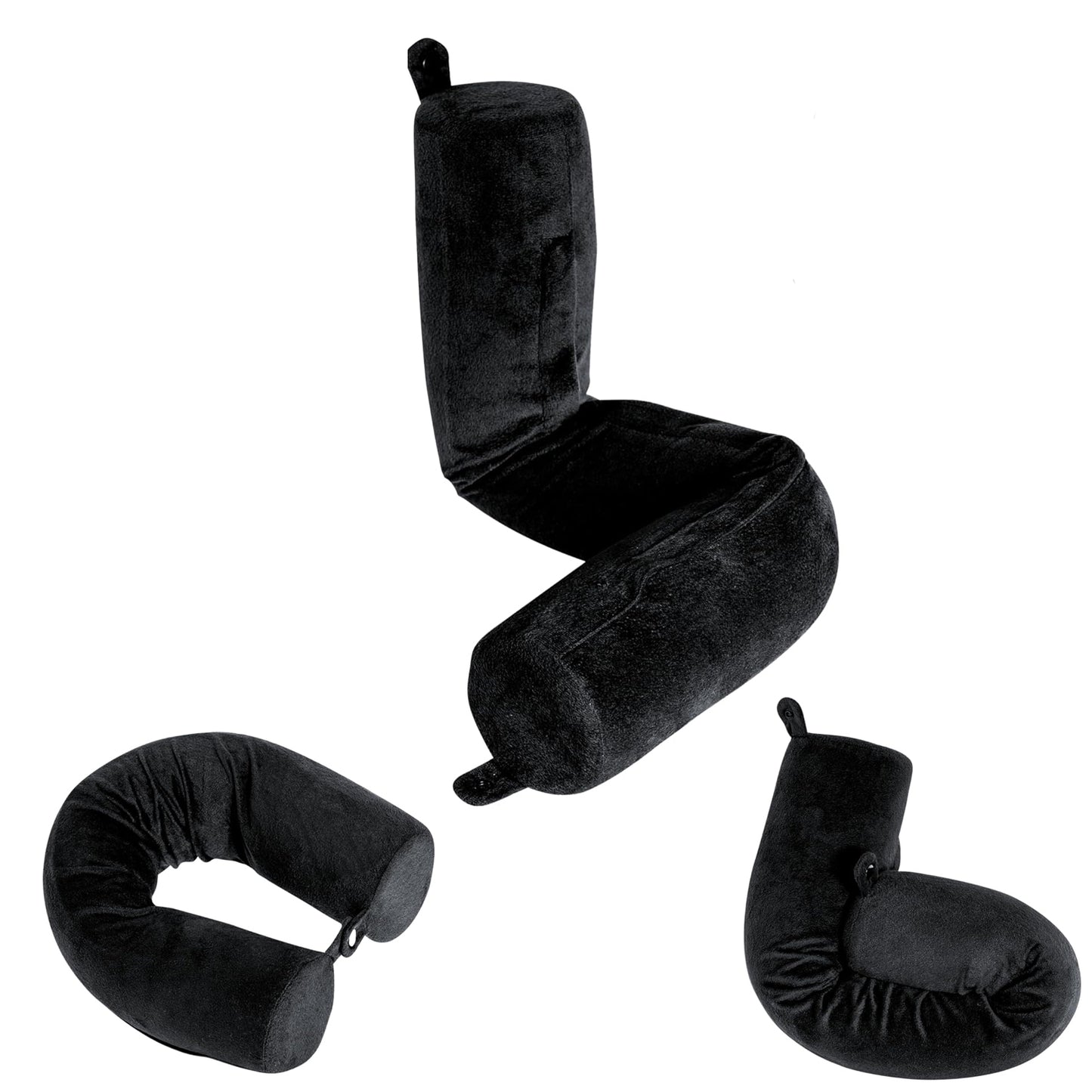 Multipurpose Free-Form Twist Memory Foam Travel Pillow