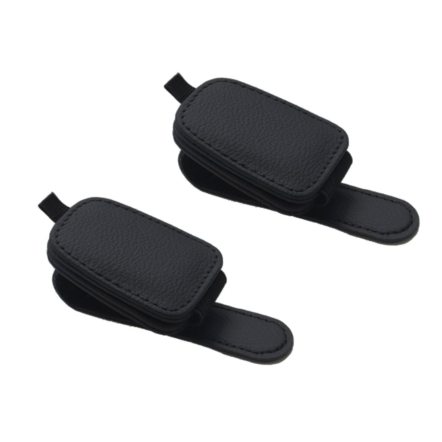 Multifunction Magnetic Leather Sunglasses Holders for Car Visor