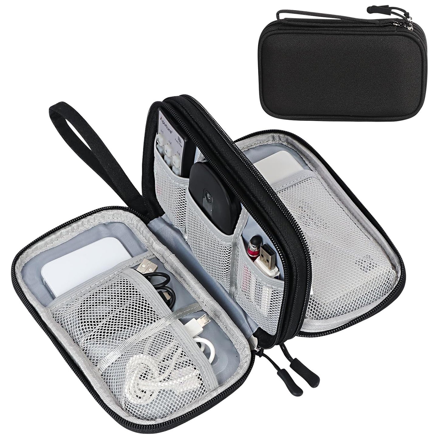 Waterproof 2-Layers Travel Electronic Organizer Bag