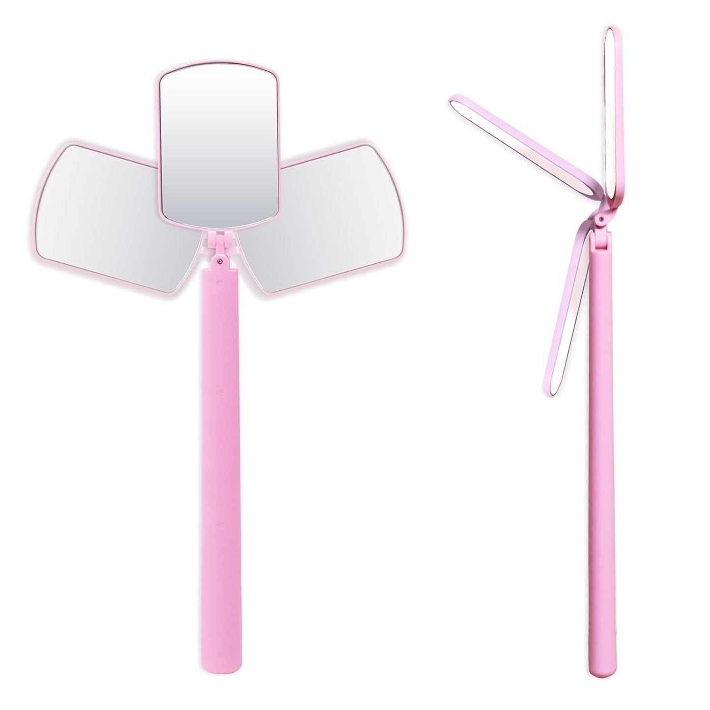 Portable 270° Rotation Flexible Large Square Lash Mirror