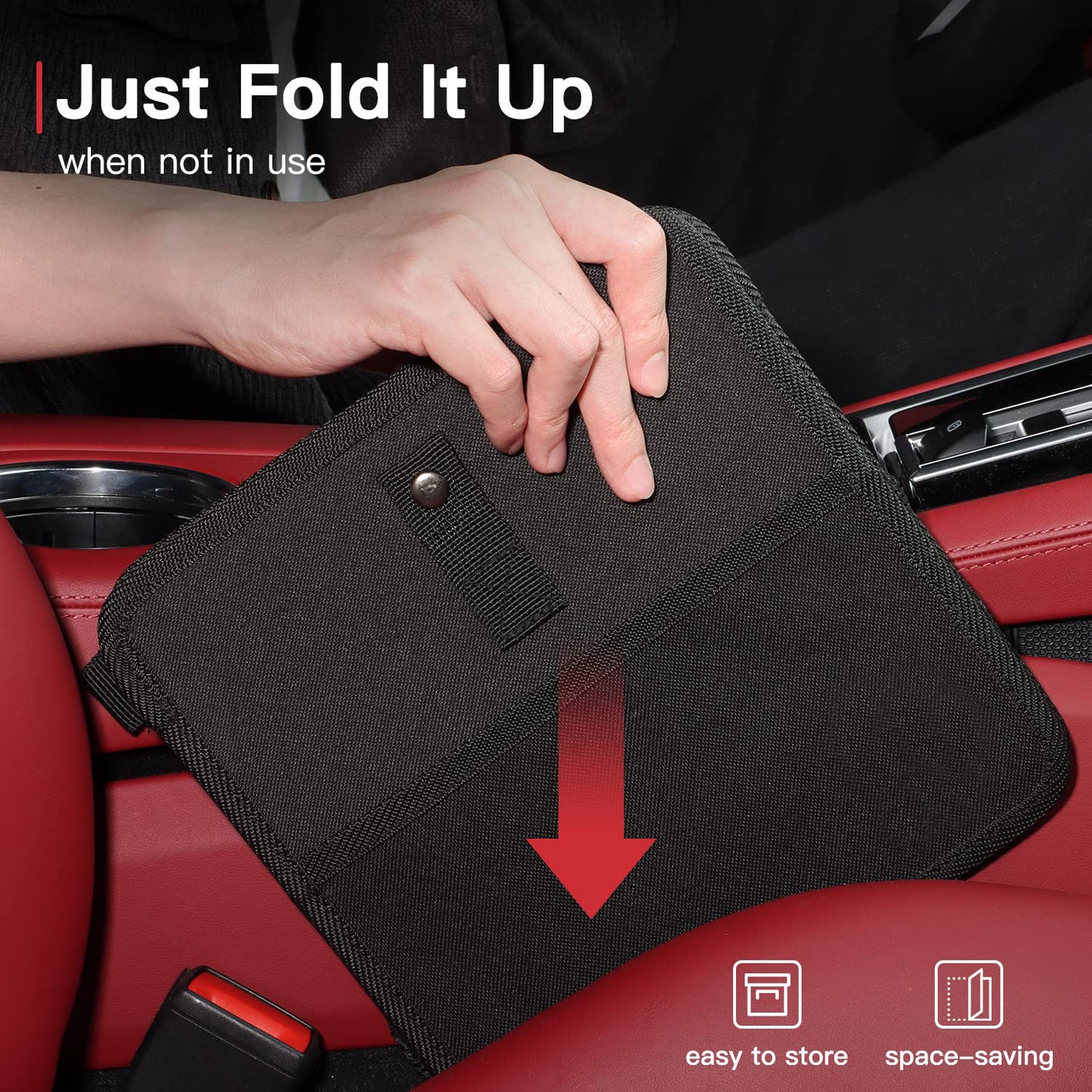 Large Multipurpose Foldable Hanging Car Trash, Backseat Storage Bag