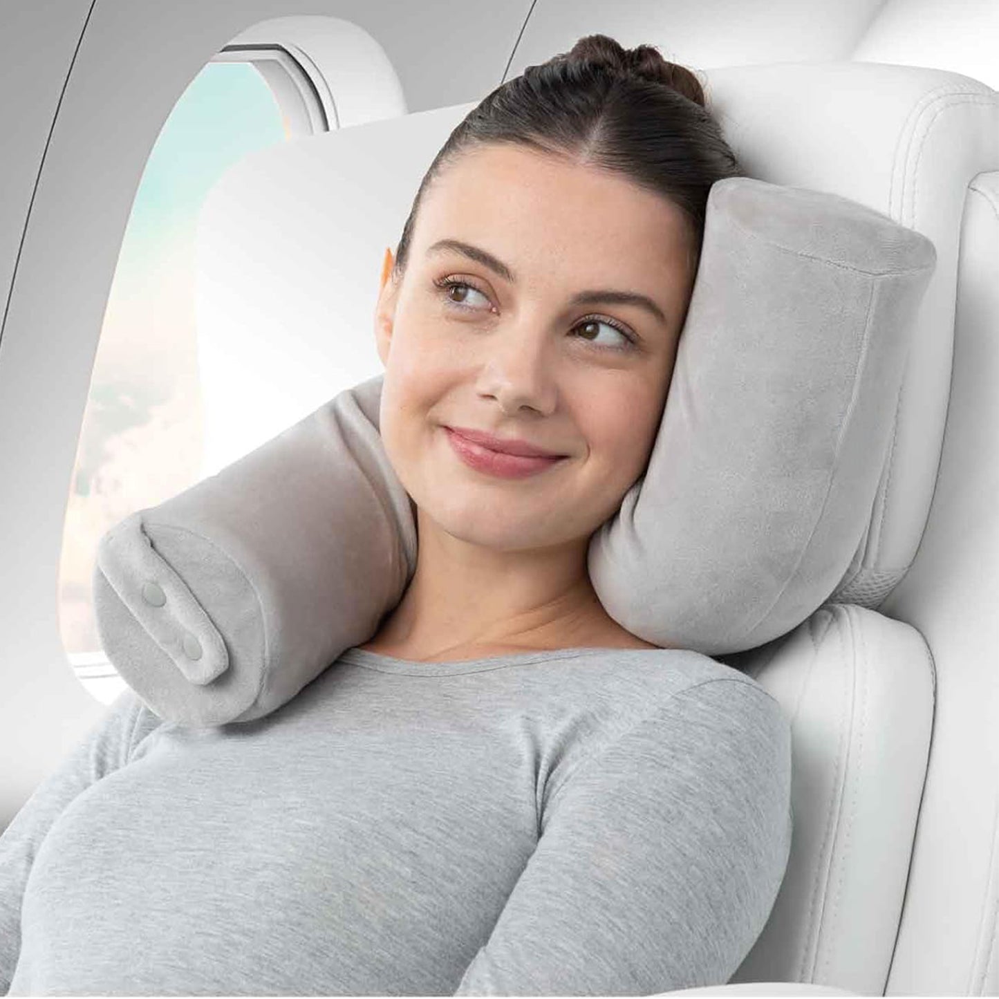 Multipurpose Free-Form Twist Memory Foam Travel Pillow
