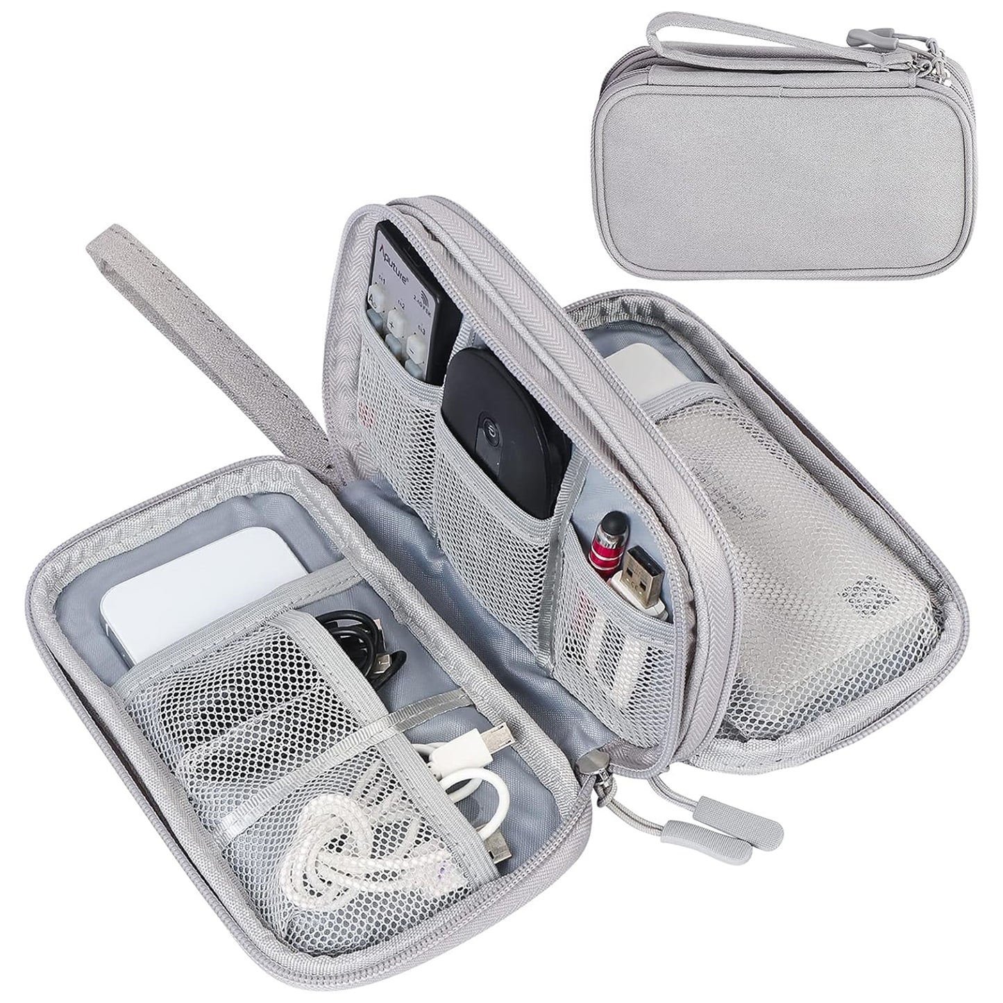 Waterproof 2-Layers Travel Electronic Organizer Bag