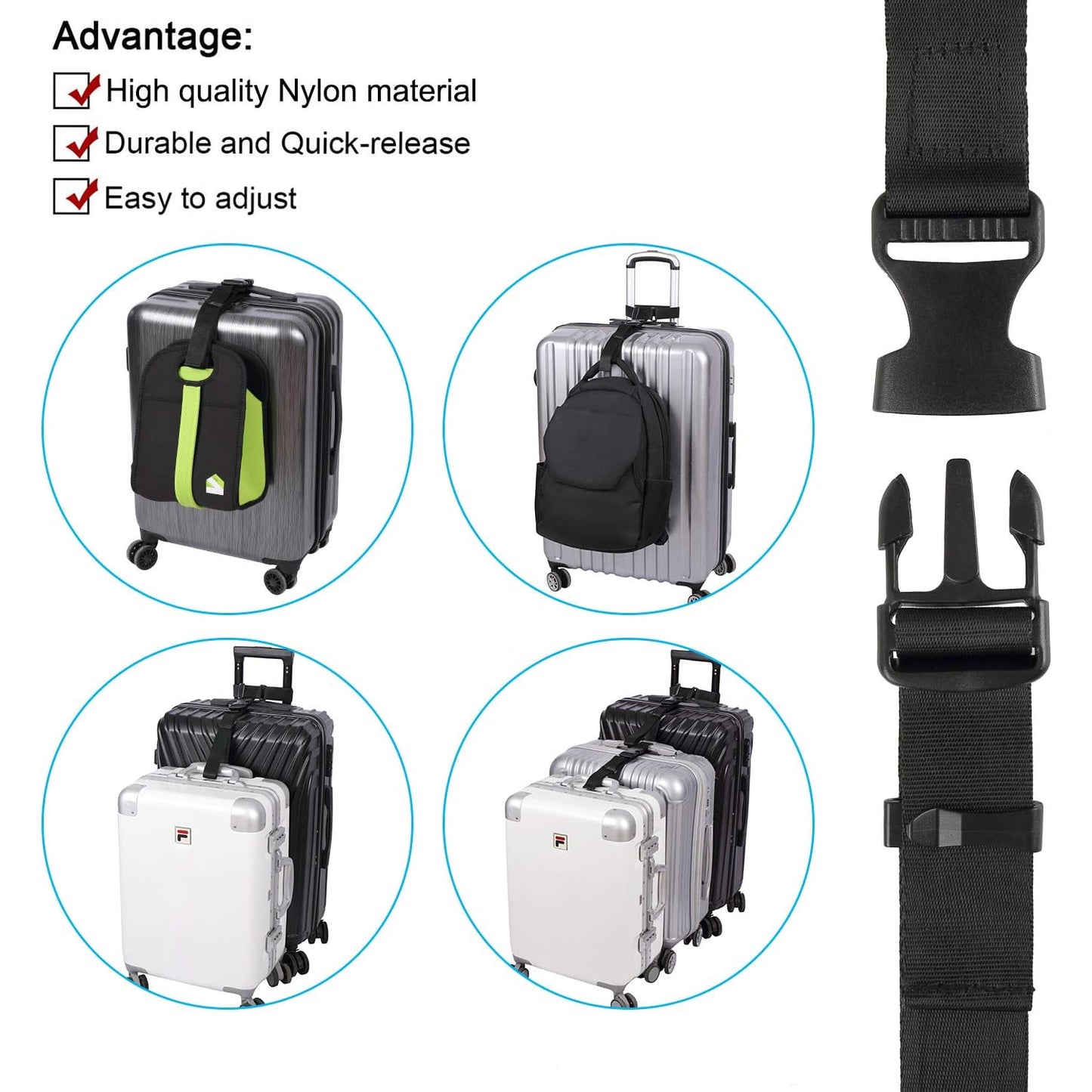 Luggage Connector Straps