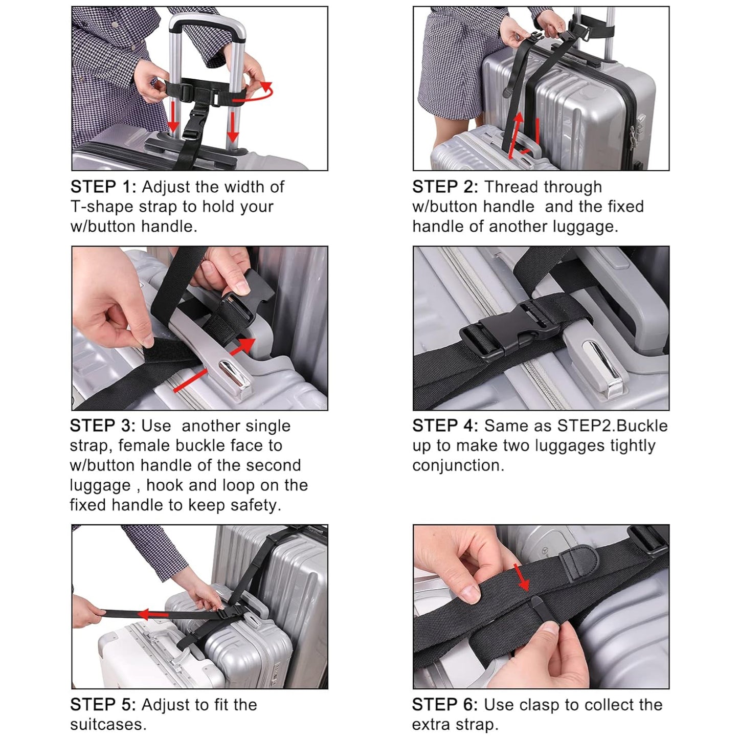 Luggage Connector Straps