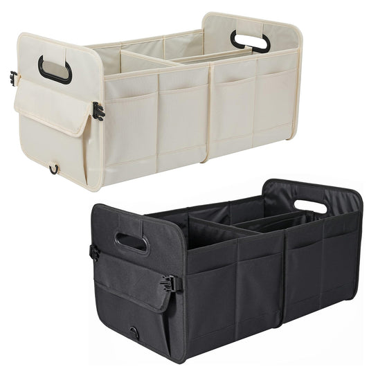 Multi-Compartment Foldable Car Trunk Storage Organizer