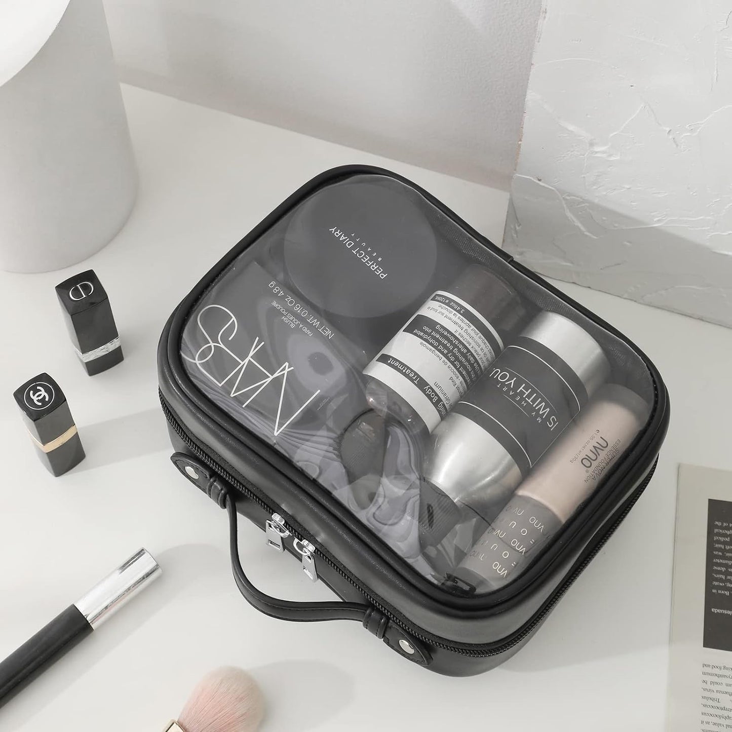Multi-pockets Clear Travel Bag for Toiletries