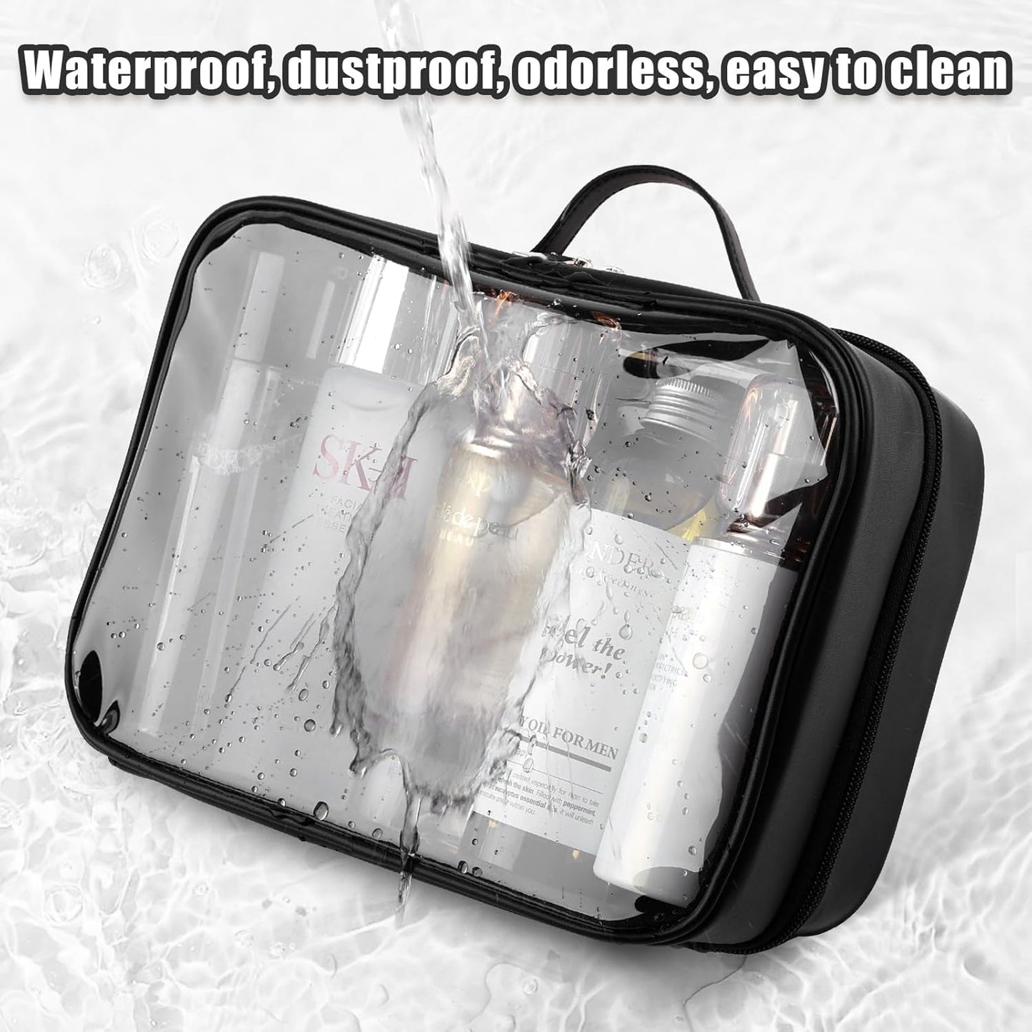 Multi-pockets Clear Travel Bag for Toiletries