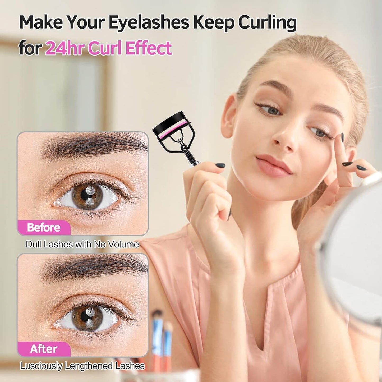 Portable Eyelash Curlers Kit