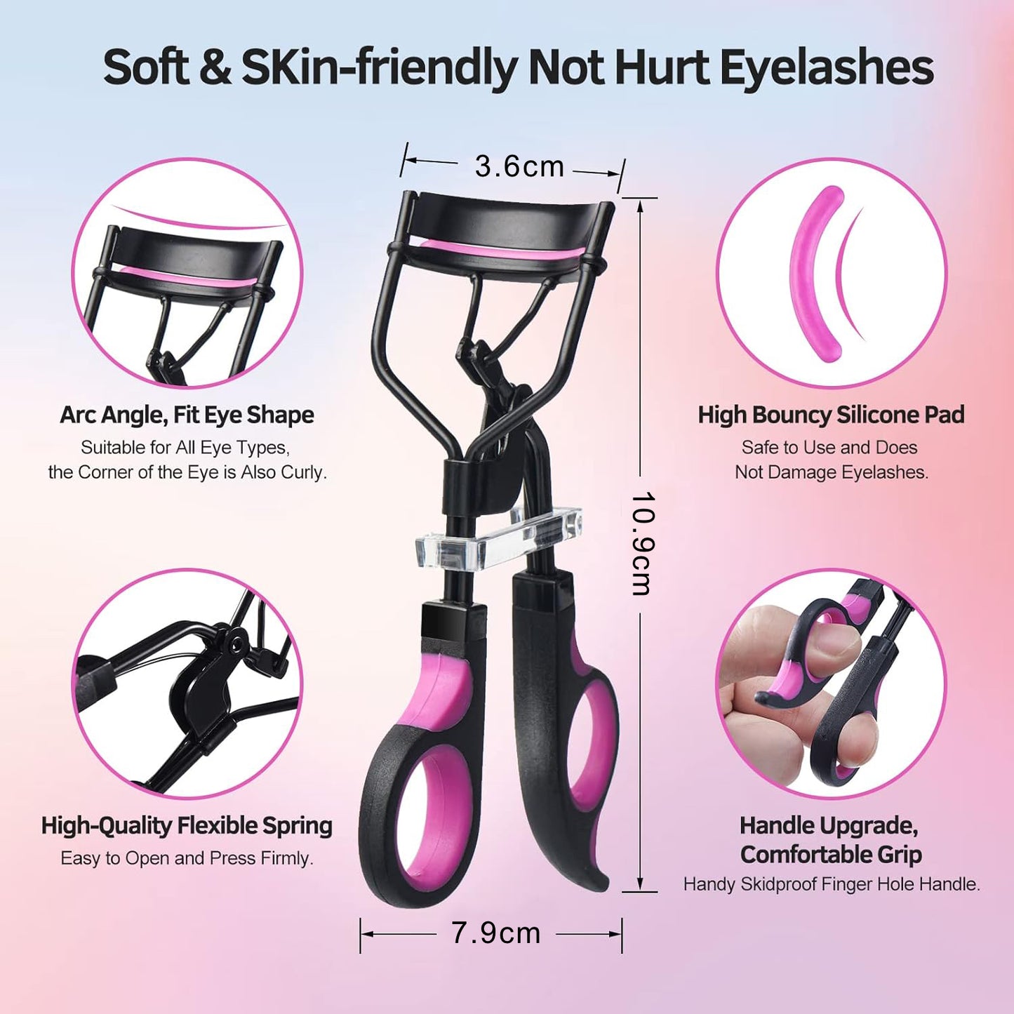 Portable Eyelash Curlers Kit