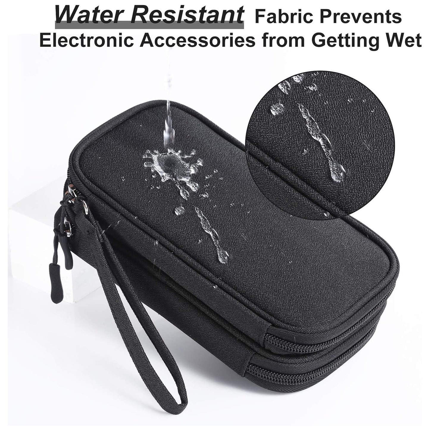 Waterproof 2-Layers Travel Electronic Organizer Bag