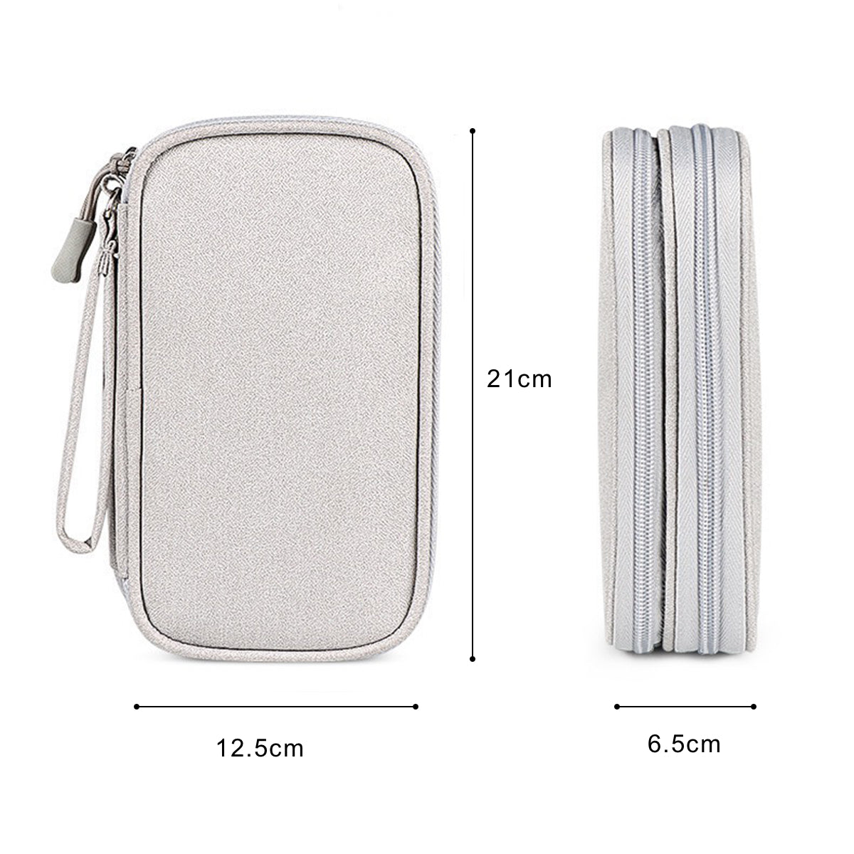 Waterproof 2-Layers Travel Electronic Organizer Bag