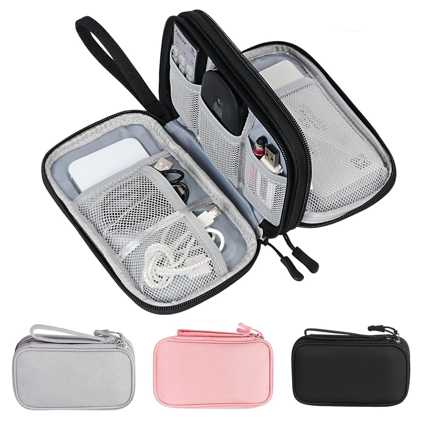 Waterproof 2-Layers Travel Electronic Organizer Bag