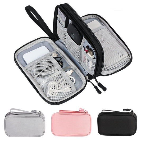Waterproof 2-Layers Travel Electronic Organizer Bag