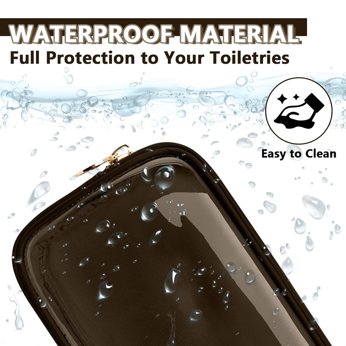 Waterproof Transparent Makeup Organizer Pouch