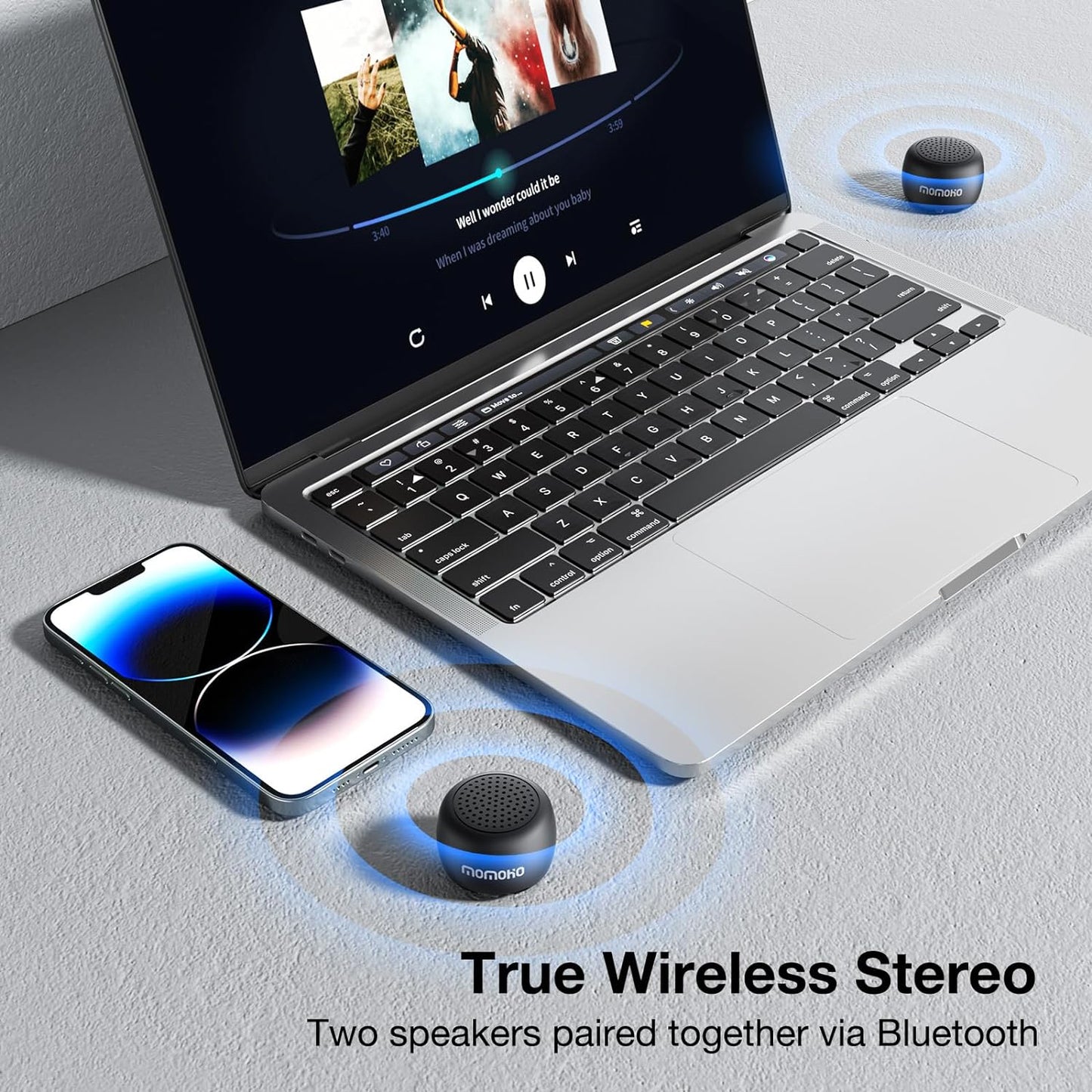 Mini Multi-Functional TWS Pairing Bluetooth Speaker