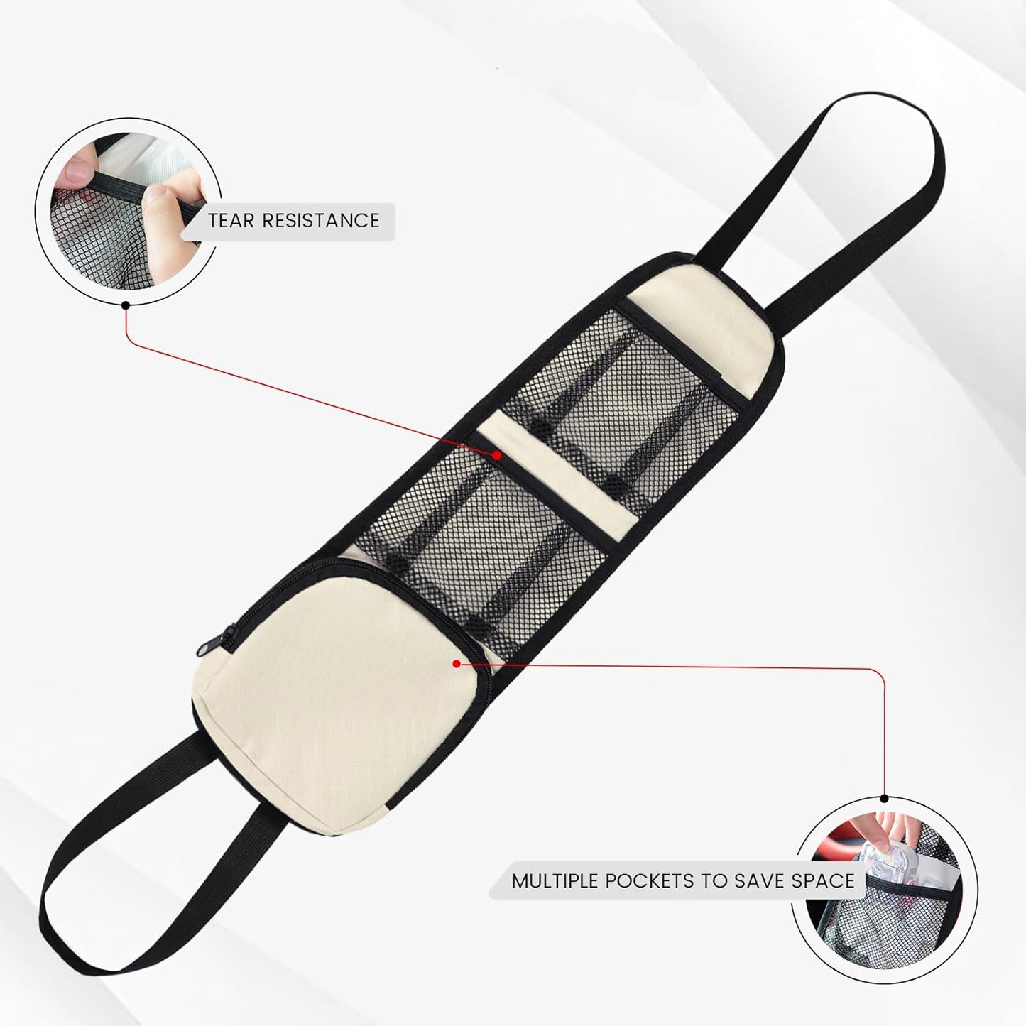 Multi-pocket Car Seat Side Storage Hanging Bag