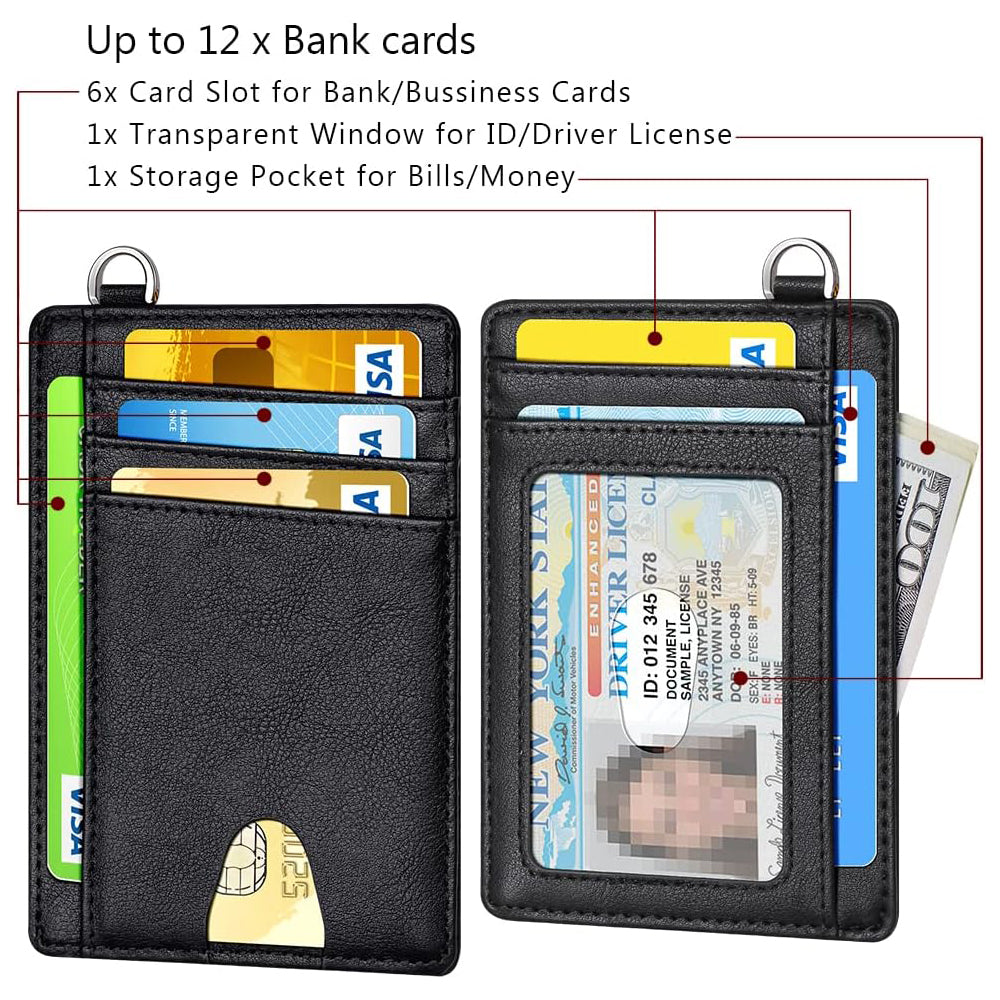 RFID Blocking Slim Minimalist Pocket Wallet