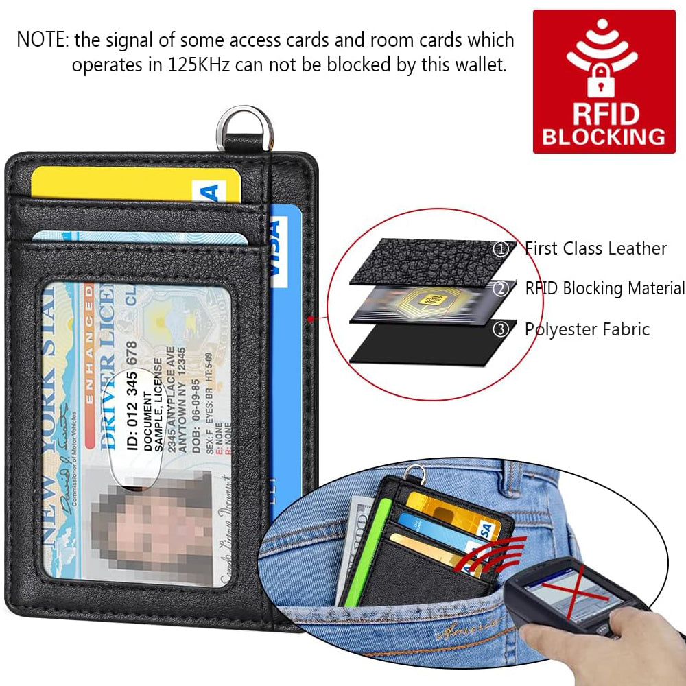 RFID Blocking Slim Minimalist Pocket Wallet