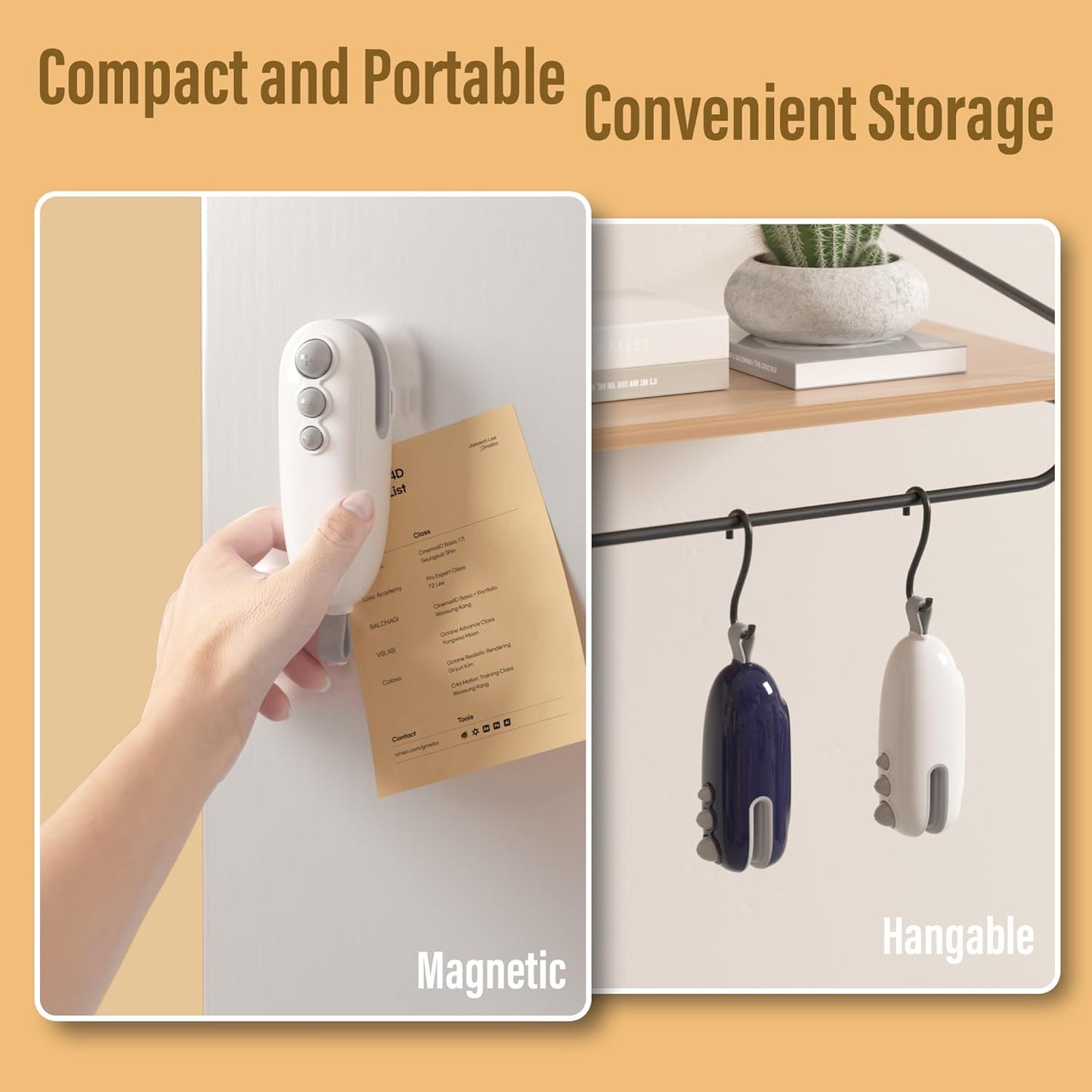 Mini Rechargeable Bag Sealer with Cutter