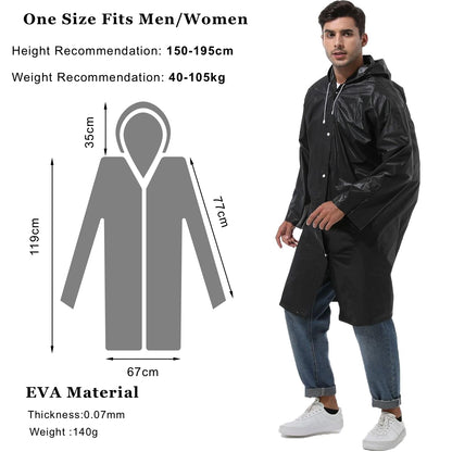 Mantouri de ploaie reutilizabile portabile unisex EVA