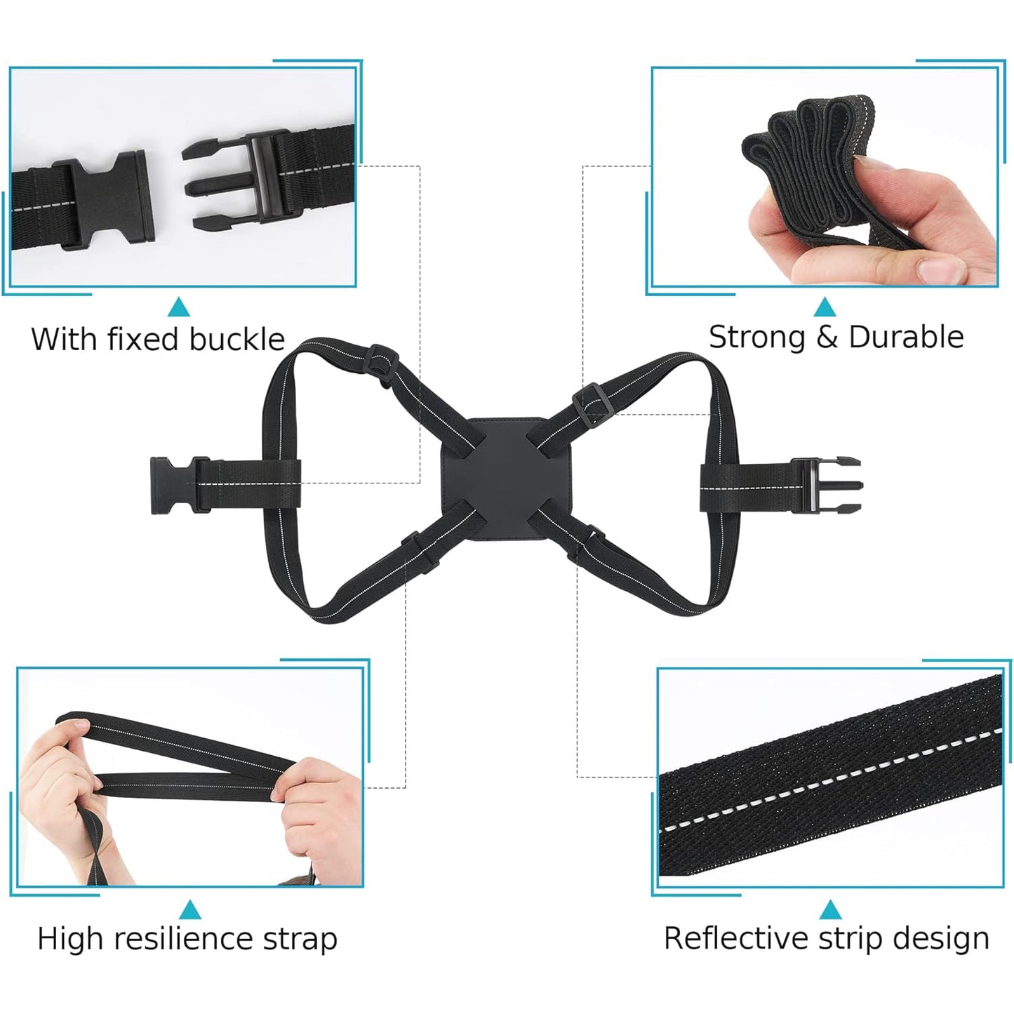 Curea elastica reflectorizanta pentru bagaje