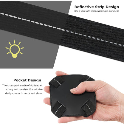 Curea elastica reflectorizanta pentru bagaje