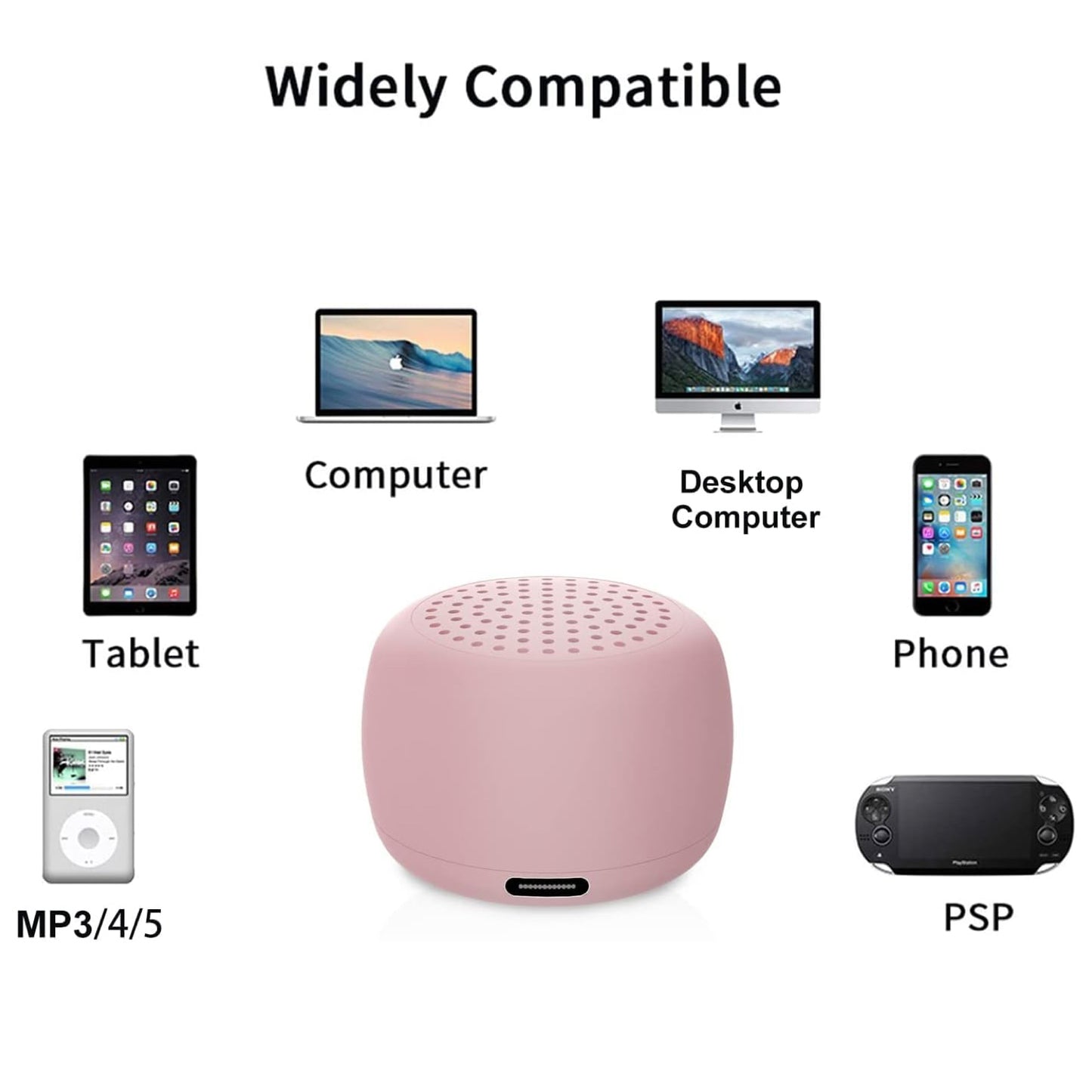 Mini Multi-Functional TWS Pairing Bluetooth Speaker