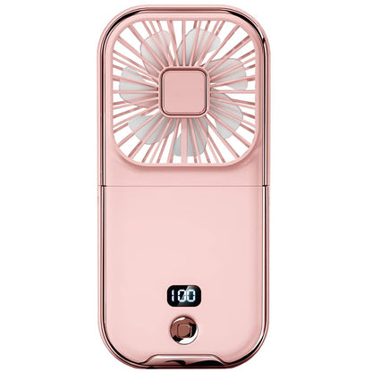 5 In 1 Multi-purpose  Foldable Handheld Fan