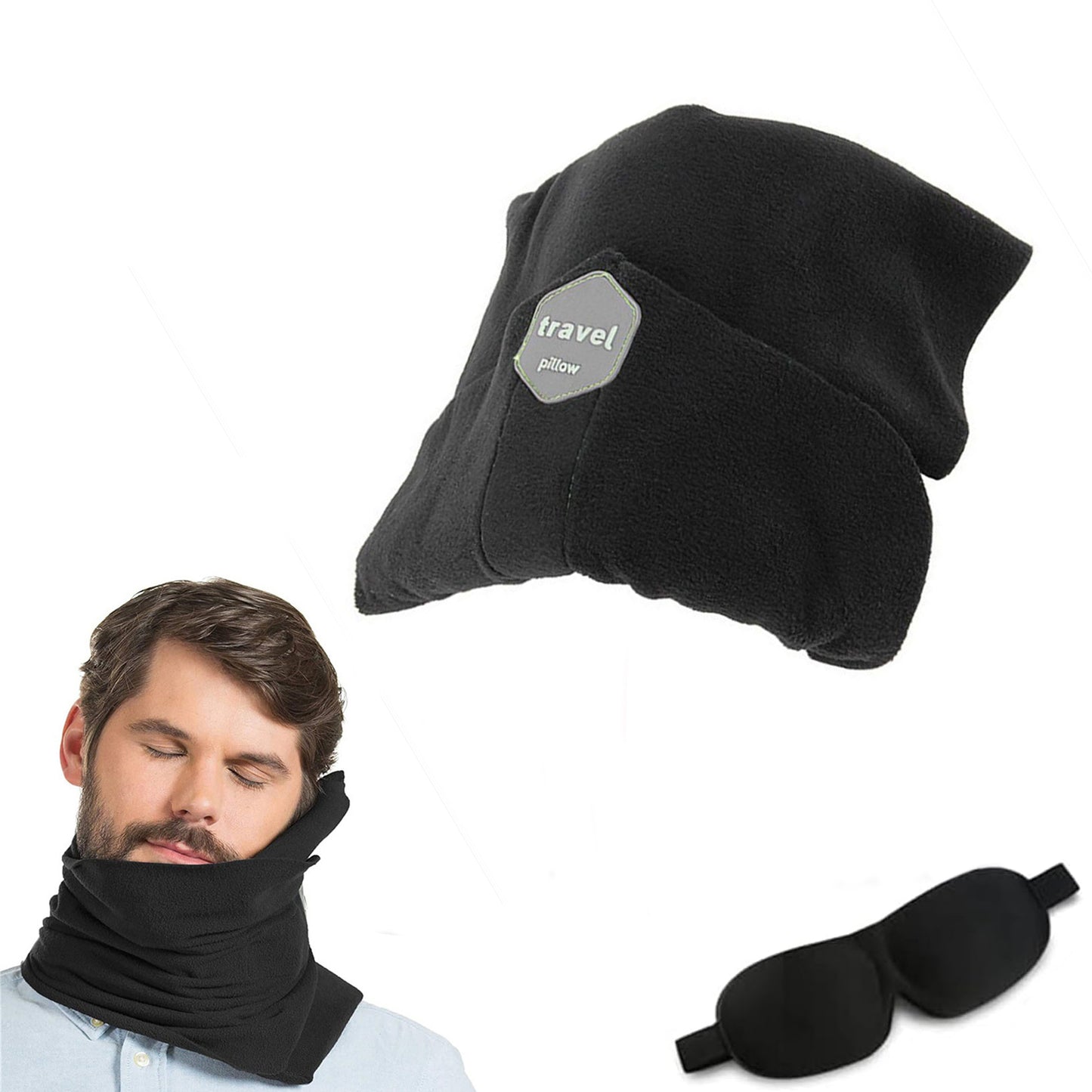 Soft Travel Scarf Pillow, Neck and Shoulder Support
