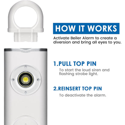 2In1 Multi-purpose Rechargeable Personal Safety Alarm