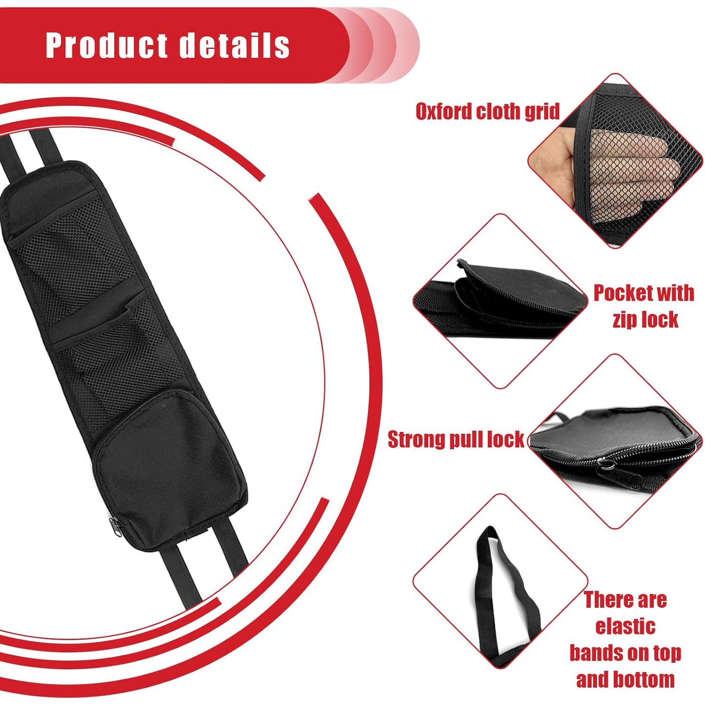 Multi-pocket Car Seat Side Storage Hanging Bag