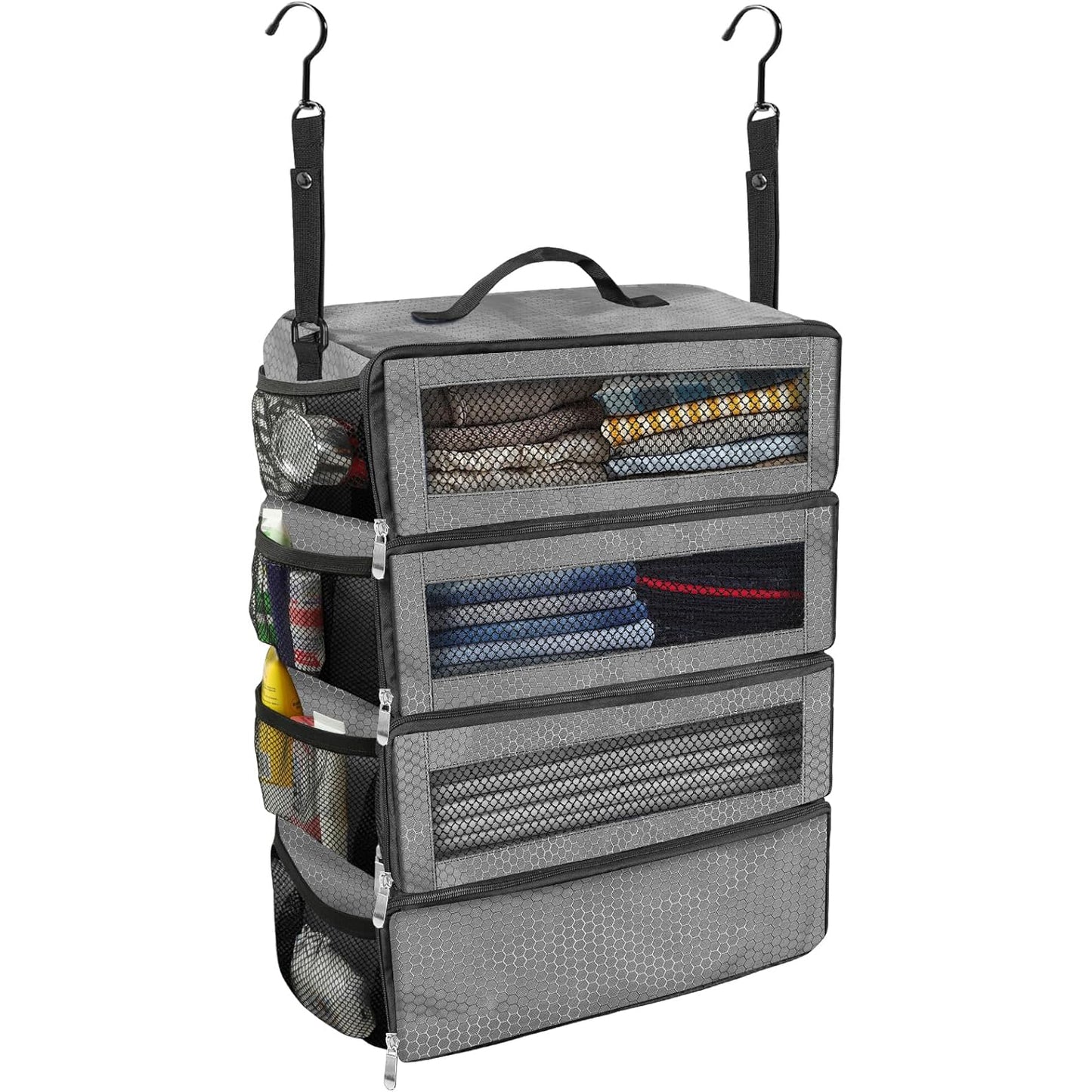 Collapsible Hanging Travel Luggage Organizer