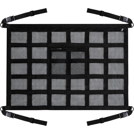 Organizator de acoperis auto cu plasa reglabila cu doua straturi