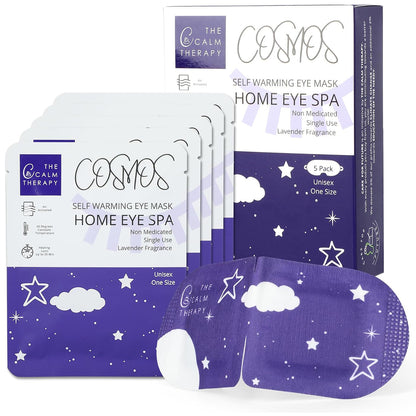 Masti de ochi parfumate cu abur pentru ochi uscati, masca de ochi calda SPA, 5 PCS