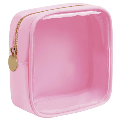 Mini geanta transparenta pentru organizarea produselor cosmetice