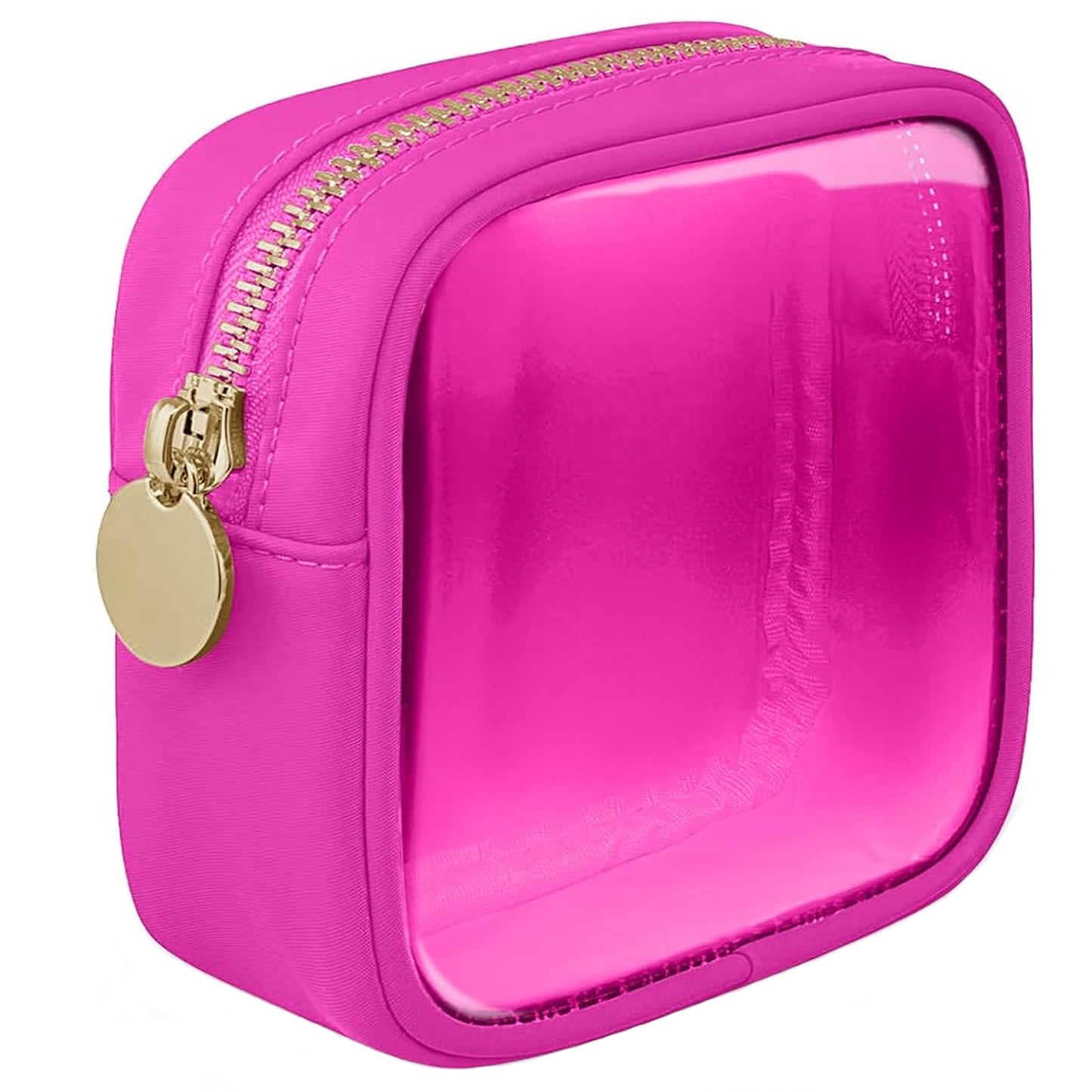 Mini geanta transparenta pentru organizarea produselor cosmetice
